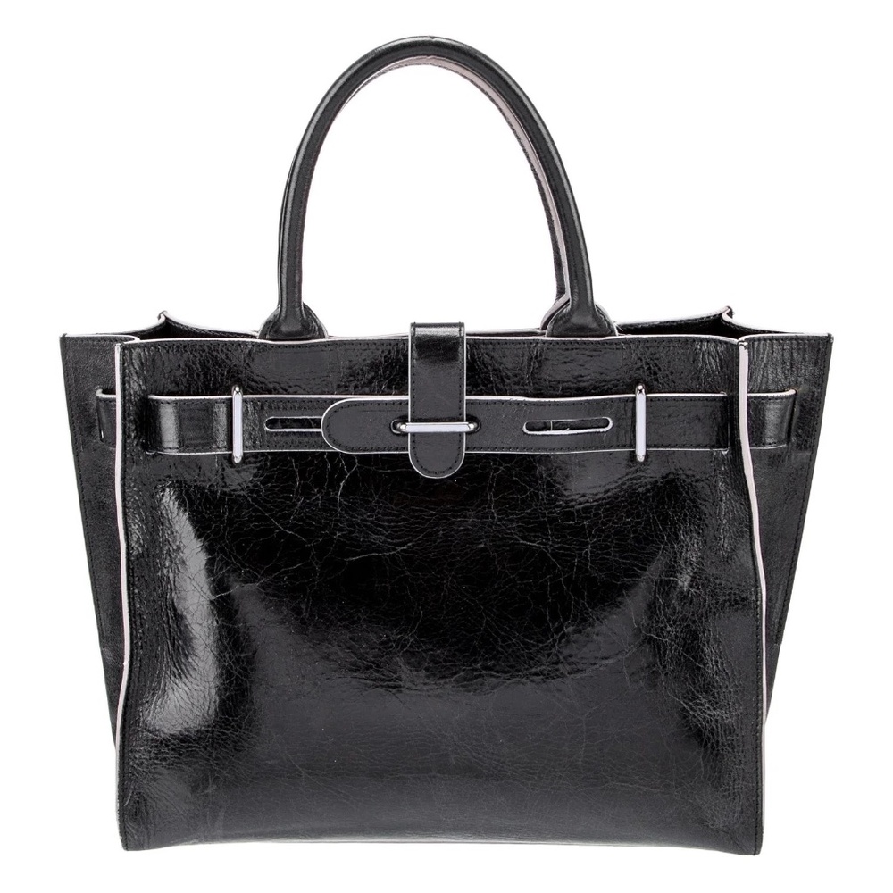 Furla Leather Top Handle Bag